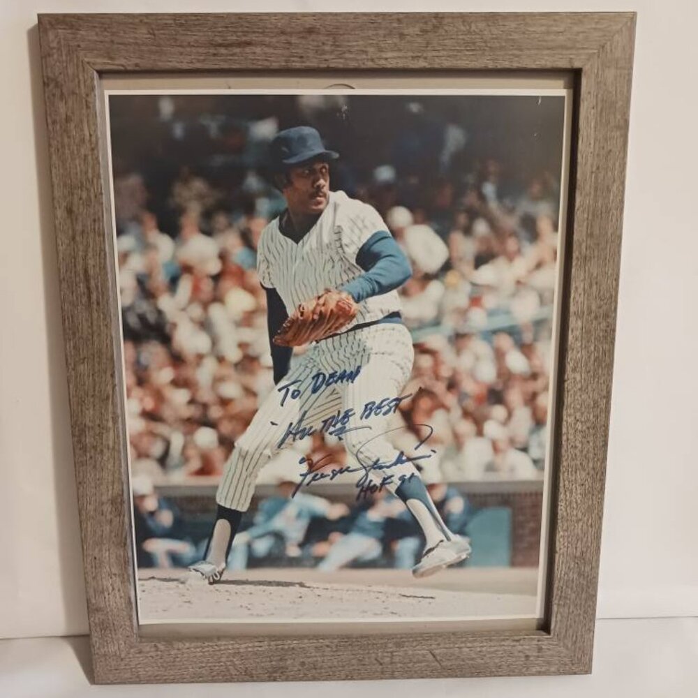 Autographed Framed Photo of Fergie Jenkins